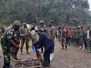 Nord-Kivu : 290 miliciens UPDC et leur commandant Birikoriko déposent les armes
