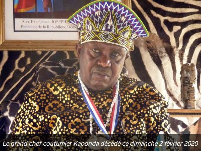 E×-Katanga: mort du grand Chef Kaponda, Moïse Katumbi salue la mémoire d'un "gardien de la tradition".