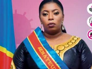 Covid-19 RDC : La Sénatrice Sona Kamitatu sensibilise les congolais.